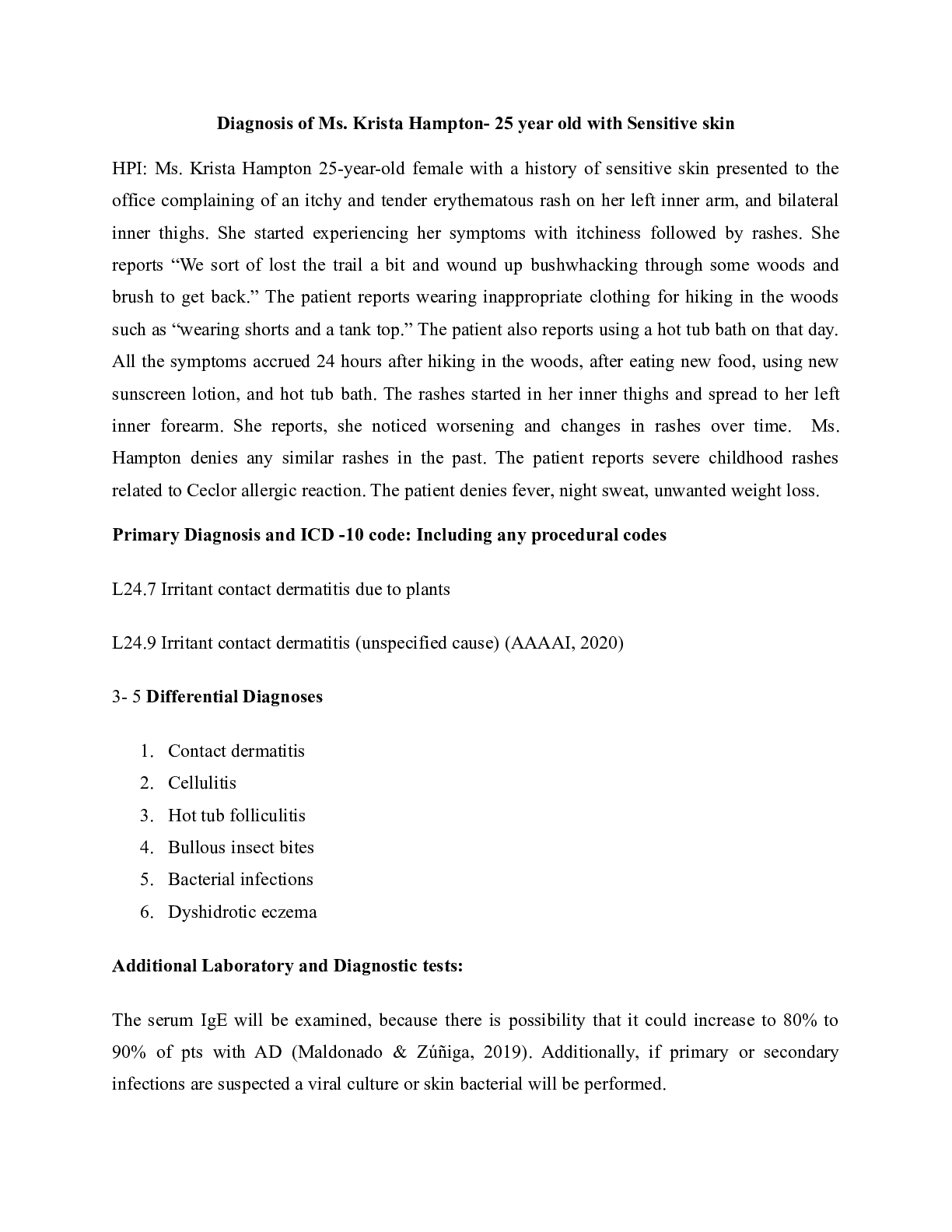 Preview image for IHUMAN Case Study 5 Krista Hampton NURS 5308 A Grade Latest Question and Answers Al Correct-NURS 5308: Informatics in Healthcare